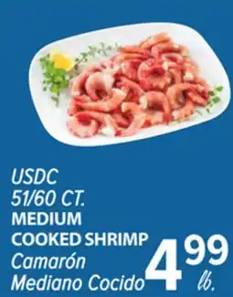 Cermak Fresh Market USDC 51/60 CT. MEDIUM COOKED SHRIMP offer