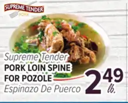 Cermak Fresh Market Supreme Tender PORK LOIN SPINE FOR POZOLE offer
