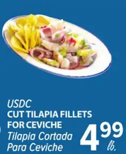 Cermak Fresh Market USDC CUT TILAPIA FILLETS FOR CEVICHE offer