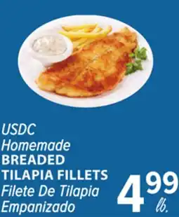 Cermak Fresh Market USDC Homemade BREADED TILAPIA FILLETS offer