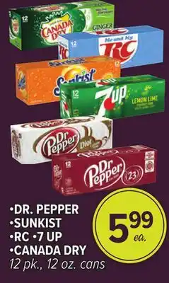 Cermak Fresh Market •DR. PEPPER •SUNKIST •RC •7 UP •CANADA DRY offer
