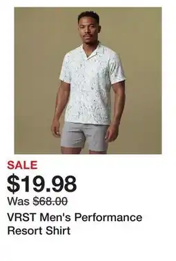 Dick's Sporting Goods VRST Men's Performance Resort Shirt offer