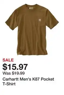 Dick's Sporting Goods Carhartt Men's K87 Pocket T-Shirt offer