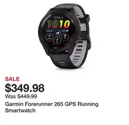 Dick's Sporting Goods Garmin Forerunner 265 GPS Running Smartwatch offer