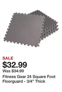 Dick's Sporting Goods Fitness Gear 24 Square Foot Floorguard - 3/4 Thick offer