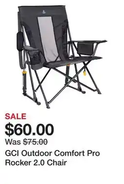 Dick's Sporting Goods GCI Outdoor Comfort Pro Rocker 2.0 Chair offer