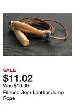 Dick's Sporting Goods Fitness Gear Leather Jump Rope offer