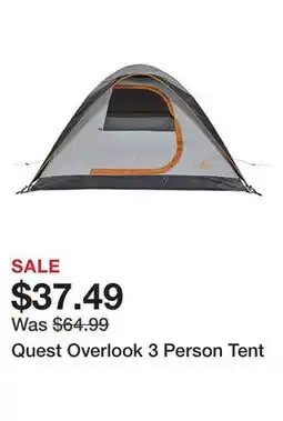 Dick's Sporting Goods Quest Overlook 3 Person Tent offer