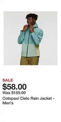 Nordstrom Cotopaxi Cielo Rain Jacket - Men's offer