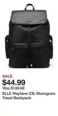 Nordstrom ELLE Wayfarer 23L Monogram Travel Backpack offer