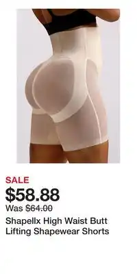 Nordstrom Shapellx High Waist Butt Lifting Shapewear Shorts offer