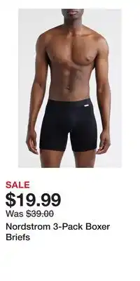 Nordstrom Nordstrom 3-Pack Boxer Briefs offer