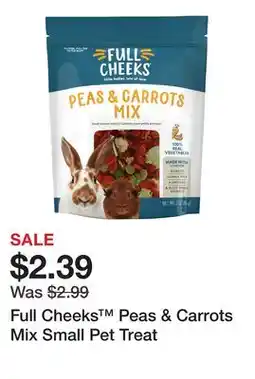 Petsmart Full Cheeks Peas & Carrots Mix Small Pet Treat offer