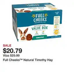 Petsmart Full Cheeks Natural Timothy Hay offer