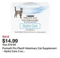 Petsmart Purina Pro Plan Veterinary Cat Supplement - Hydra Care 3 oz Liquid Sachets, Liver Flavor, 12 ct offer