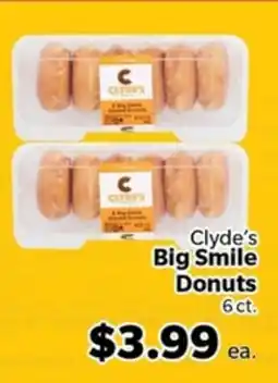 Living Fresh Market Clyde's Big Smile Donuts offer