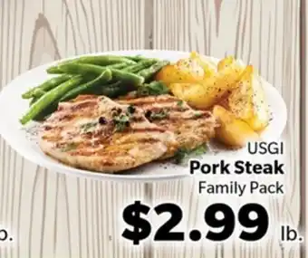 Living Fresh Market USGI Pork Steak offer