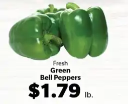 Living Fresh Market Fresh Green Bell Peppers offer