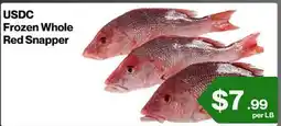 Market Place on Oakton USDC Frozen Whole Red Snapper offer