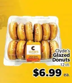 Living Fresh Market Clyde's Glazed Donuts offer