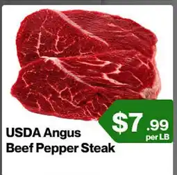 Market Place on Oakton USDA Angus Beef Pepper Steak offer