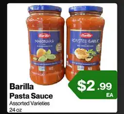 Market Place on Oakton Barilla Pasta Sauce offer