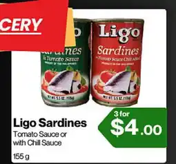 Market Place on Oakton Ligo Sardines offer