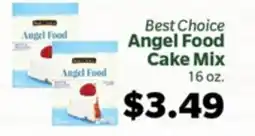 Living Fresh Market Best Choice Angel Food Cake Mix offer