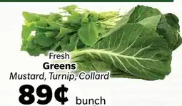 Living Fresh Market Fresh Greens Mustard, Turnip, Collard offer