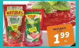 El Paso Grande NATURA'S offer