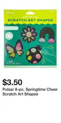 Kohl's Pulsar 8-pc. Springtime Cheer Scratch Art Shapes offer
