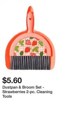 Kohl's Dustpan & Broom Set - Strawberries 2-pc. Cleaning Tools offer