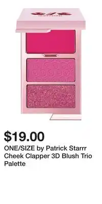 Kohl's ONE/SIZE by Patrick Starrr Cheek Clapper 3D Blush Trio Palette offer