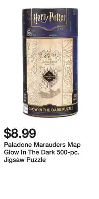 Kohl's Paladone Marauders Map Glow In The Dark 500-pc. Jigsaw Puzzle offer