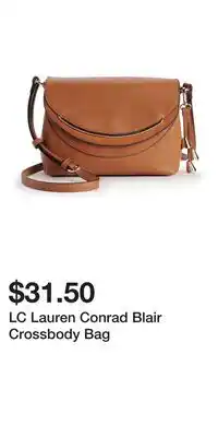 Kohl's LC Lauren Conrad Blair Crossbody Bag offer