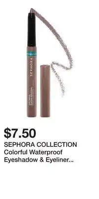 Kohl's SEPHORA COLLECTION Colorful Waterproof Eyeshadow & Eyeliner Multi-Stick offer