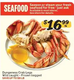 Winn Dixie Dungeness Crab Legs offer