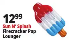 Ocean State Job Lot Sun N' Splash Firecracker Pop Lounger offer