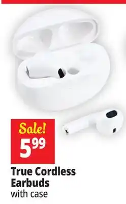 Ocean State Job Lot TechBunch Wireless Earbuds with Charging Case offer