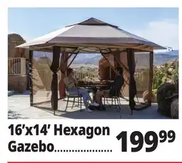 Ocean State Job Lot Hexagon Pop Up Gazebo 16' x 14' offer