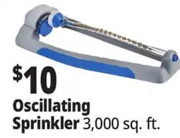Ocean State Job Lot Tiller & Rowe Oscillating Sprinkler 3 000 sqft offer