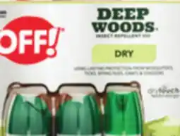 Ocean State Job Lot Off! Deep Woods Insect Repellent offer