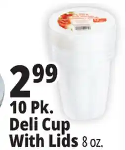 Ocean State Job Lot 10 Pk. Deli Cup With Lids offer