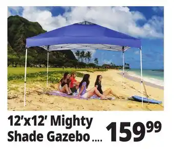 Ocean State Job Lot Mighty Shade 12' x 12' One-Touch Pop-Up Gazebo offer