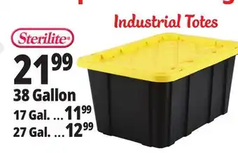 Ocean State Job Lot Sterilite Industrial Strong Box Tote 27 Gal offer