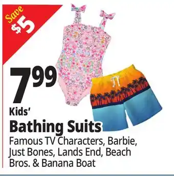 Ocean State Job Lot Kids' Bathing Suits offer