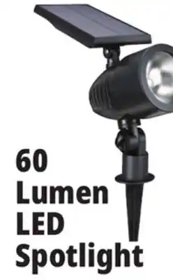 Ocean State Job Lot Outdoor Living Accents Solar LED Spotlight offer