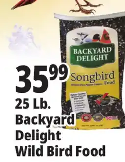 Ocean State Job Lot Backyard Delight Songbird Food 25 lbs offer