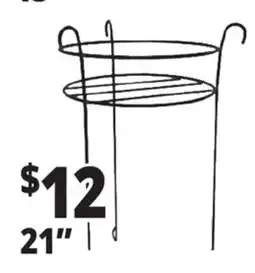 Ocean State Job Lot Decorative Black Plant Stand 21 offer