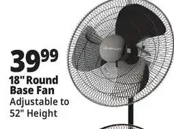 Ocean State Job Lot Penguin Adjustable Pedestal Fan 18 offer
